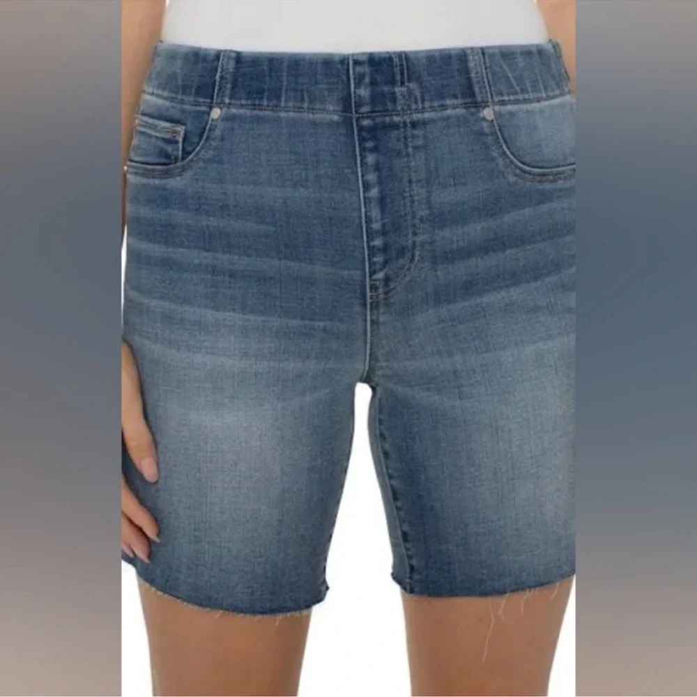 🆕Liverpool Los Angeles Bermuda Jeans Shorts - Picture 16 of 16